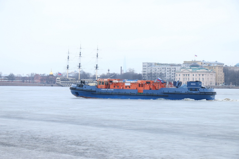 Атомный ледокол «Сибирь» прибыл в Финский залив для спасения судоходства